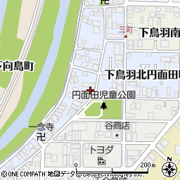 京都府京都市伏見区下鳥羽南三町14周辺の地図