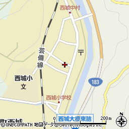 広島県庄原市西城町西城122-1周辺の地図