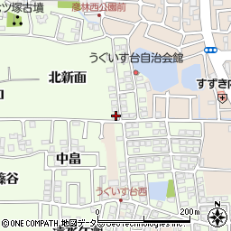 京都府長岡京市うぐいす台170-13周辺の地図