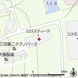 兵庫県三田市テクノパーク37周辺の地図