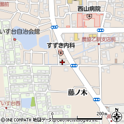 京都府長岡京市今里西ノ口3-16周辺の地図