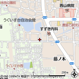 京都府長岡京市今里薬師堂2-7周辺の地図