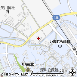 滋賀県甲賀市甲南町森尻16周辺の地図