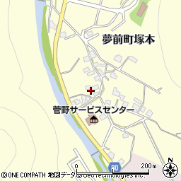 兵庫県姫路市夢前町塚本212周辺の地図