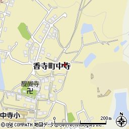 兵庫県姫路市香寺町中寺426周辺の地図