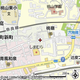 京都府京都市伏見区桃山町大津町周辺の地図