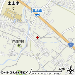 滋賀県甲賀市土山町北土山994周辺の地図
