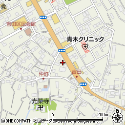 静岡県伊東市吉田158周辺の地図