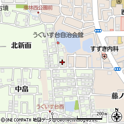 京都府長岡京市うぐいす台180-3周辺の地図