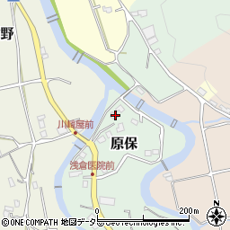 静岡県伊豆市原保37-2周辺の地図