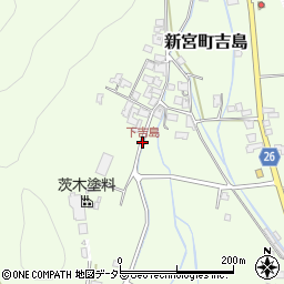 下吉島周辺の地図