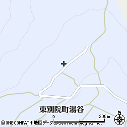 京都府亀岡市東別院町湯谷上垣内周辺の地図