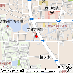 京都府長岡京市今里西ノ口3-20周辺の地図