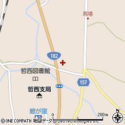 岡山県新見市哲西町矢田2559周辺の地図
