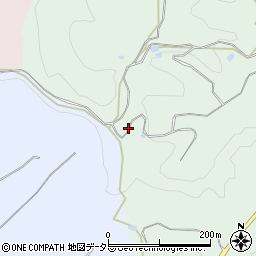 長坂山周辺の地図