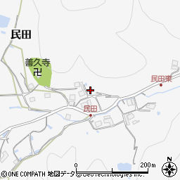 兵庫県川辺郡猪名川町民田一反田33周辺の地図