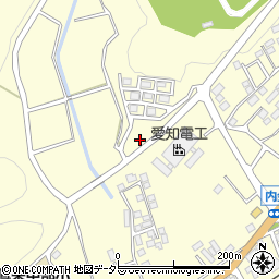 愛知県新城市長篠大島周辺の地図