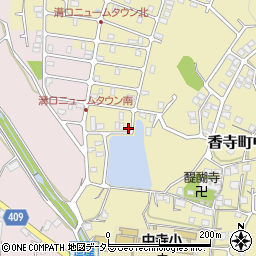 兵庫県姫路市香寺町中寺258-113周辺の地図