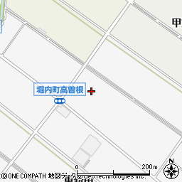 愛知県安城市堀内町高曽根周辺の地図