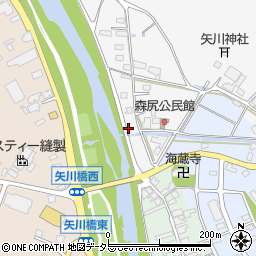 滋賀県甲賀市甲南町森尻355-2周辺の地図
