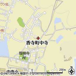 兵庫県姫路市香寺町中寺355周辺の地図