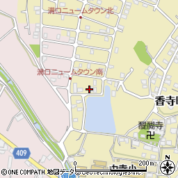 兵庫県姫路市香寺町中寺258-110周辺の地図