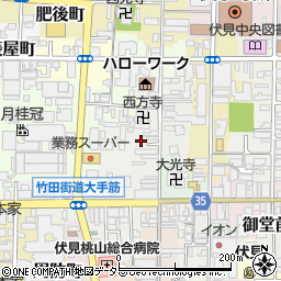 京都英塾周辺の地図