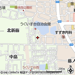 京都府長岡京市うぐいす台180-1周辺の地図