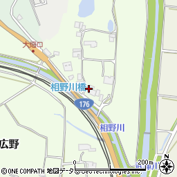 兵庫県三田市広野219周辺の地図