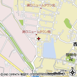 兵庫県姫路市香寺町中寺258-156周辺の地図