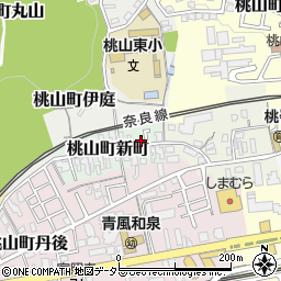 京都府京都市伏見区桃山町新町37-15周辺の地図