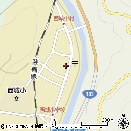 広島県庄原市西城町西城115-1周辺の地図