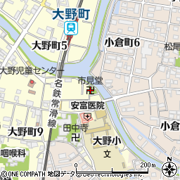市見堂周辺の地図