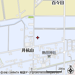 愛知県安城市榎前町井杭山周辺の地図