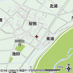 愛知県岡崎市下佐々木町屋敷48周辺の地図