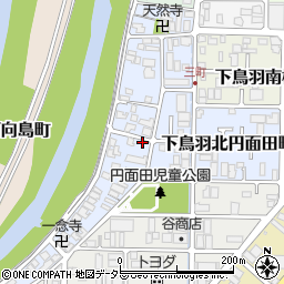 京都府京都市伏見区下鳥羽南三町5周辺の地図