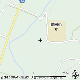 広島県庄原市東城町粟田3676周辺の地図