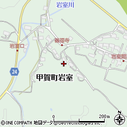 滋賀県甲賀市甲賀町岩室2294周辺の地図