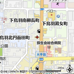 餃子の王将国道大手筋店周辺の地図