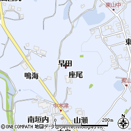 兵庫県川辺郡猪名川町木津早田周辺の地図