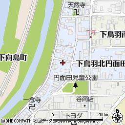 京都府京都市伏見区下鳥羽南三町3周辺の地図