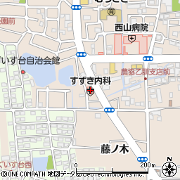 京都府長岡京市今里西ノ口7周辺の地図