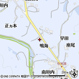 兵庫県川辺郡猪名川町木津鳴海18周辺の地図