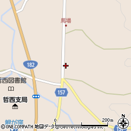 岡山県新見市哲西町矢田2371周辺の地図