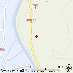 岡山県新見市哲多町本郷320周辺の地図