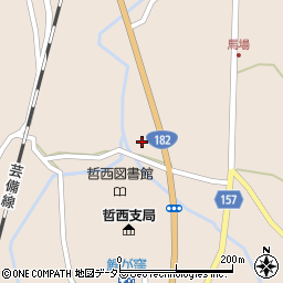 岡山県新見市哲西町矢田2594周辺の地図