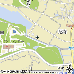兵庫県三田市尼寺1147周辺の地図