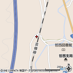 岡山県新見市哲西町矢田3378周辺の地図