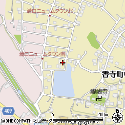 兵庫県姫路市香寺町中寺258-115周辺の地図