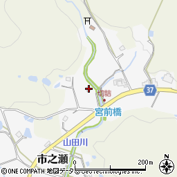 兵庫県三田市市之瀬104周辺の地図